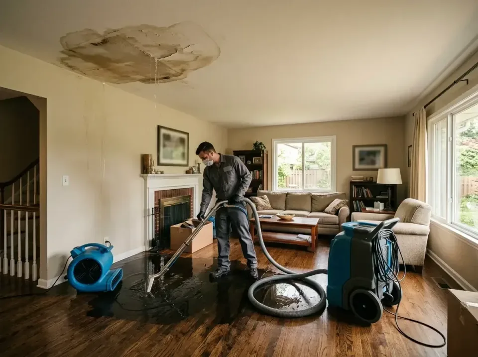 attic-pipe-burst-ceiling-drip-008 — frequently asked questions, Water Damage Restoration & Carpet Care in Elburn, IL